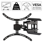 TV Wall Mount Hama FULLMOTION, 229 cm (90") up to 50 kg, fully movable, 220837