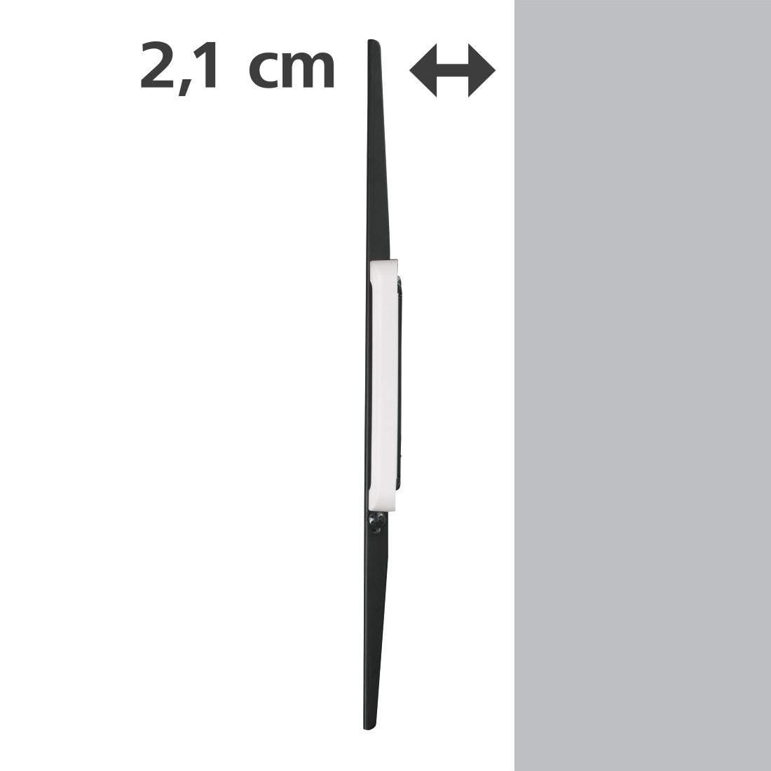 Стенна стойка за TV HAMA, Фиксирана, 100"(254 см), до 75 кг