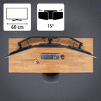 Monitor Stand HAMA, 3 monitors, 13" - 27", 118495