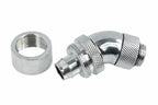 Alphacool Compression Fitting, 16/10 - G1/4, 45°, Rotatable, Chrome