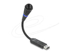 Delock 66499 USB Microphone with Flexible Gooseneck and Mute Button