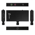 Capture adapter j5 create JVA02, HDMI to USB-C, PD, Black