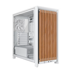 Corsair 4000D Wood RS Mid-Tower Case - White/Oak