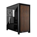 Corsair Frame 4000D Wood RS Mid-Tower Case - Black/Walnut