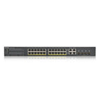 ZYXEL GS1920-24HPV2 Switch, 24-port Gigabit Smart-Managed PoE, Rackmount