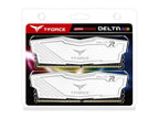Team Group T-Force Delta RGB White DDR4 16GB (2x8GB) 3200MHz 1.35V Memory