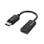 HAMA Adapter, DisplayPort Male - HDMI Female, Ultra HD, 4K, Black