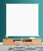Tripod Projector Screen ESTILLO, 180 x 180, 1:1, White
