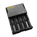 NITECORE i4 Charger, Universal Charger, Li-ion & NiMH, 18650, CR123; AA, AAA, C, D