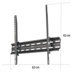 TV wall mount, FIX, black, 600x400, 190 cm (75"), 220814