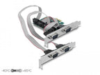 Delock slot expansion card, PCI Express Card to 4 x Serial RS-232