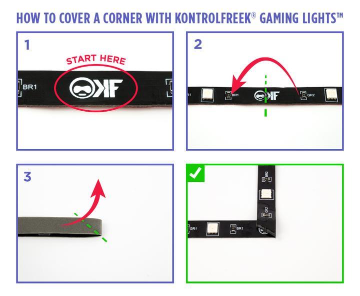 RGB лента KontrolFreek Gaming Lights Kit, USB (3.6m)