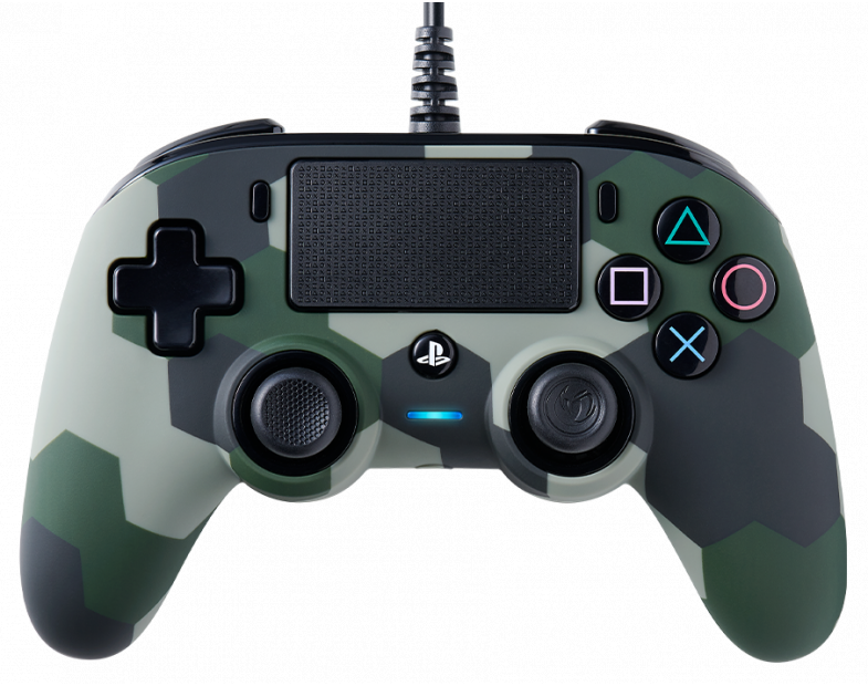 Wired Gamepad Nacon Wired Compact Controller Camo Green, Green