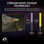 Gaming Mechanical Keyboard Corsair Vanguard Pro 96 Hall Effect - Hyperdrive Magnetic Switch