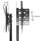 HAMA Mobile TV Stand Trolley, up to 75", 220874