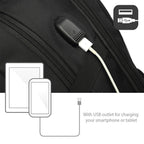 ACT AC8530 Laptop Backpack, up to 15.6", USB port, Black