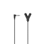 HAMA Audio adapter 3.5mm jack male - 2 x 3.5mm jack female, 0.2m, Black