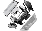 HYTE Y60 Tempered Glass, Mid-Tower, White and Black Case