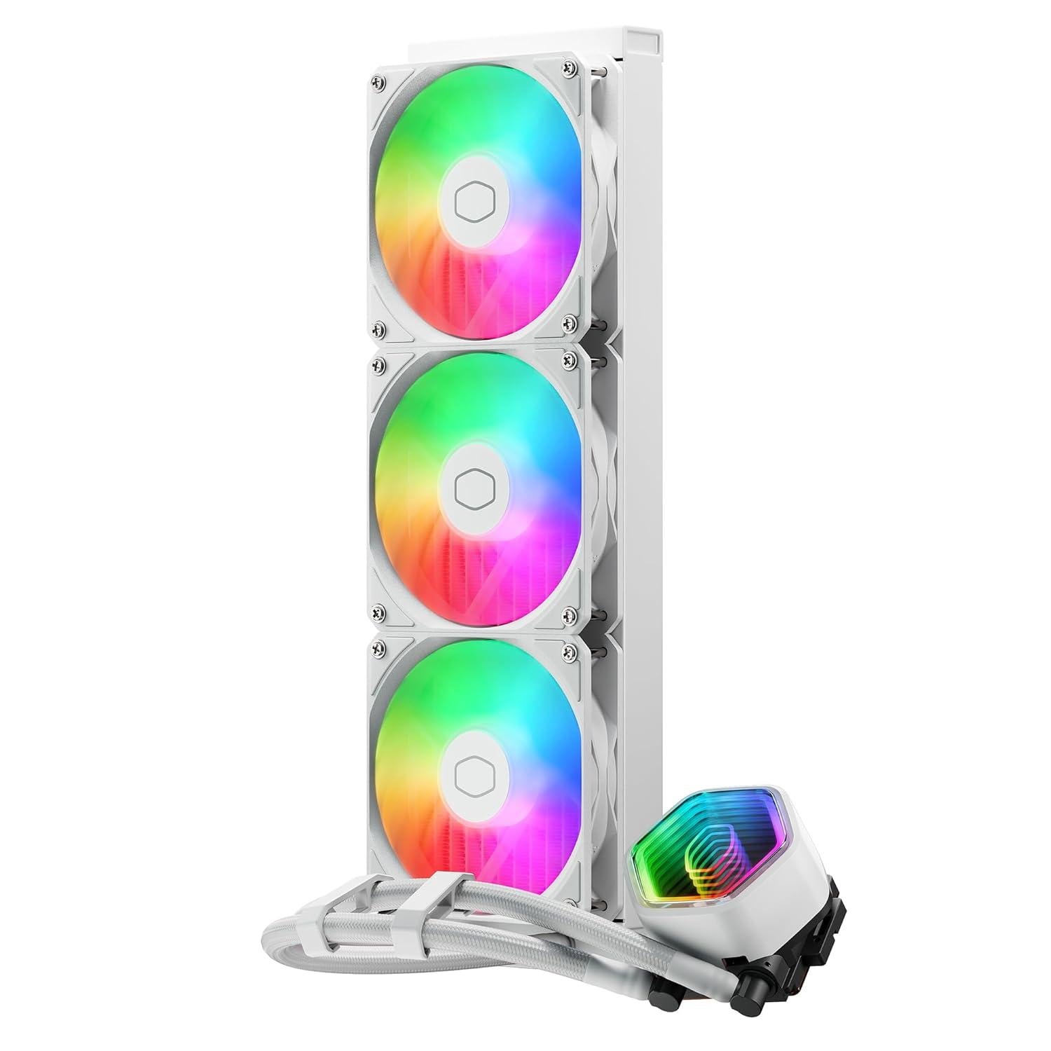Охладител за процесор Cooler Master Master Liquid 360 Core II White ARGB
