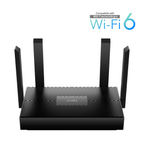 Cudy WR1500 Wireless Router, AX1500, Gigabit Wi-Fi 6, 4x10/100/1000