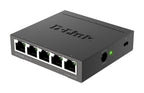 Switch D-Link DGS-105/E, 5 ports, 10/100/1000, Gigabit, metal casing