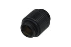 Alphacool HF Adapter, Double Nipple, G1/4 - G1/4, Rotatable, Matt Black