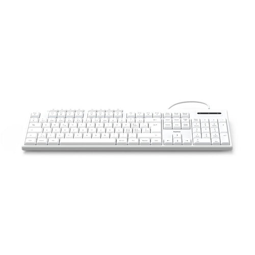HAMA Жична клавиатура "CK-200", USB-A,USB-C, 8 мултимедийни клавиша, кирилизирана, бяла