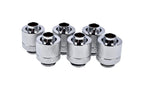Alphacool Eiszapfen Fitting, Extension, 13/10mm, G1/4, Silver, 6 pieces