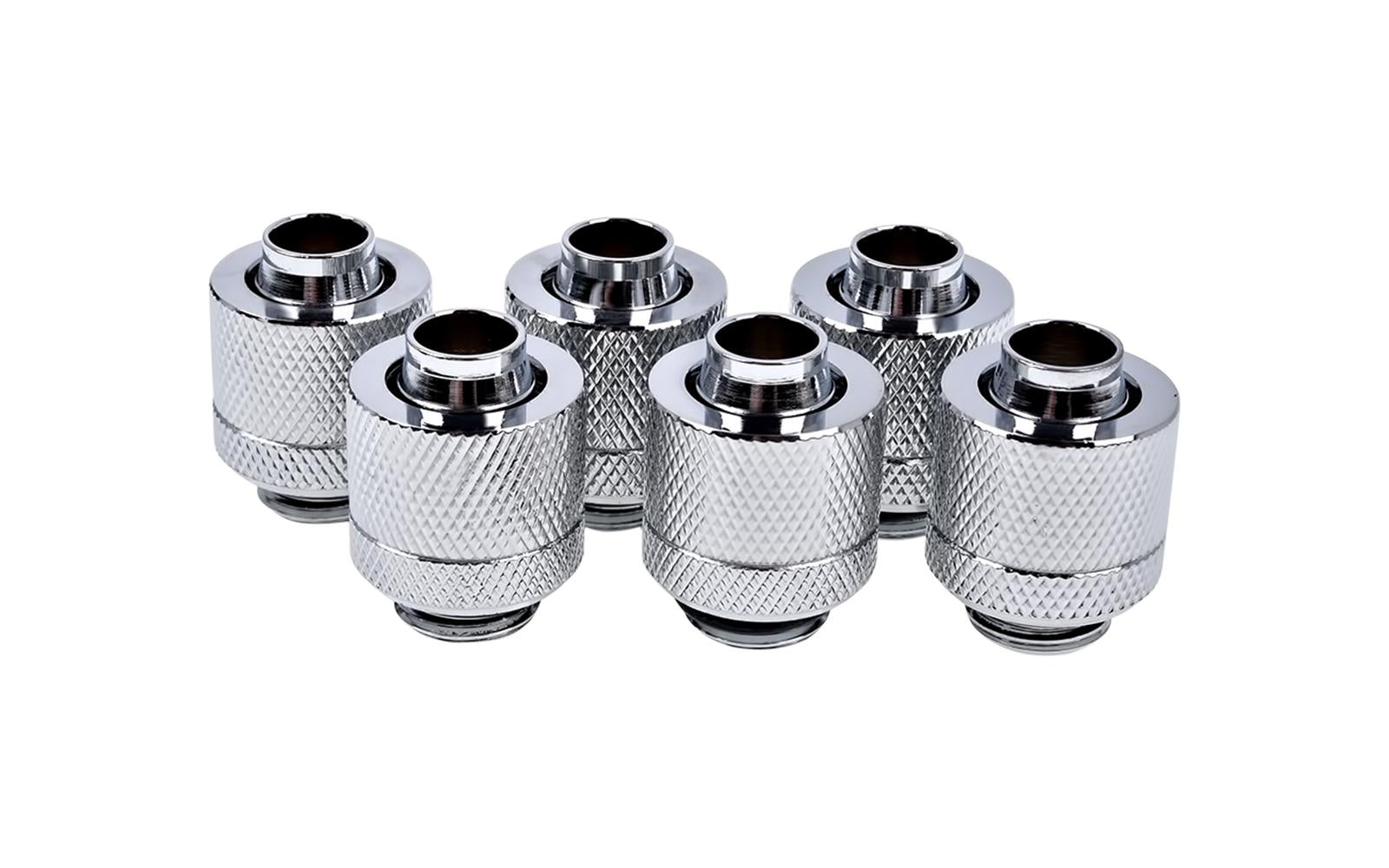 Фитинг Alphacool Eiszapfen, Удължител, 13/10mm, G1/4, Сребрист, 6 броя