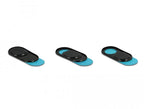Webcam Covers Delock 20652, Set of 3, Black