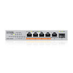 ZyXEL XMG-105HP Switch 5-port 2.5Gb + 1xSFP+, 4-port 70W PoE++, unmanaged