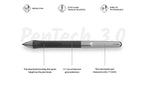 Graphics Tablet HUION Inspiroy 2 S, 5080 LPI, Pink