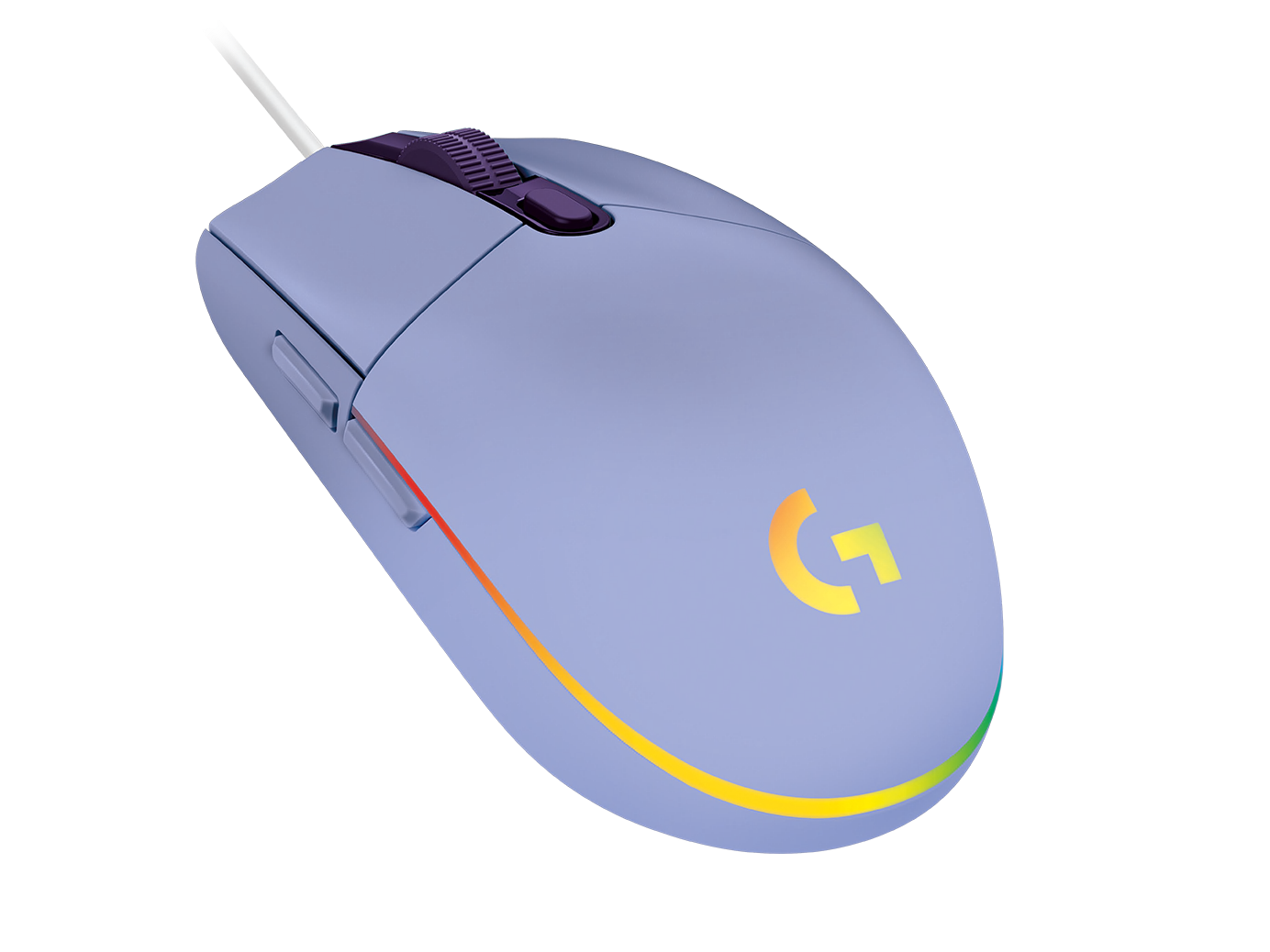 Gaming Mouse Logitech G102 LightSync, RGB, Optical, Wired, USB, Purple