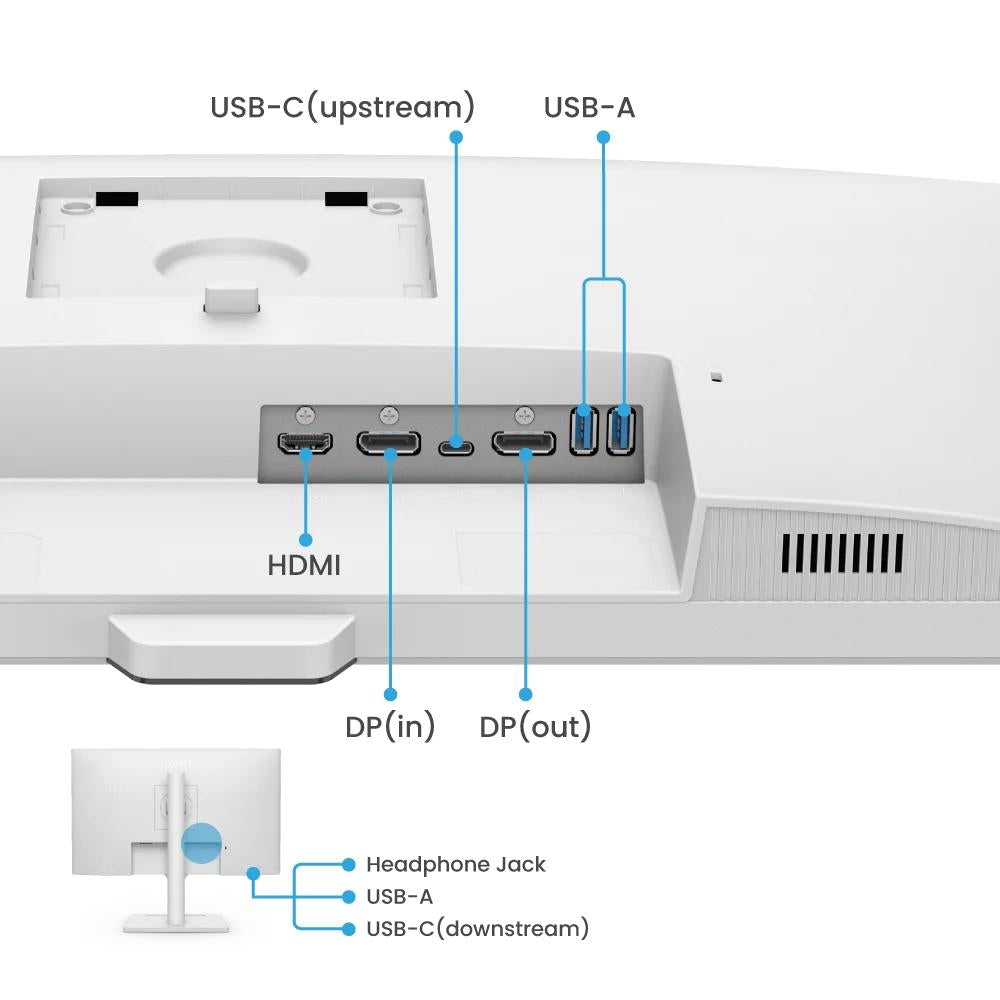 Монитор BenQ GW2790QT, 27" IPS QHD, 75Hz, HDMI, DP, USB-C
