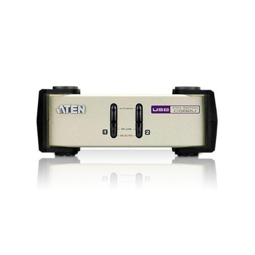 KVMP Switch, ATEN CS82U, 2-Port, PS/2-USB VGA