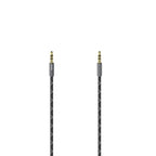 Audio cable HAMA, 3.5mm jack male - 3.5mm jack male, Metal, Gold-plated connectors, 0.75m, Black