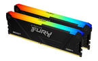 Kingston FURY Beast Black RGB 16GB(2x8GB) DDR4 3200MHz CL16 Memory