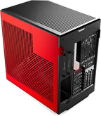 HYTE Y60 Tempered Glass Case, Mid-Tower, Black and Red