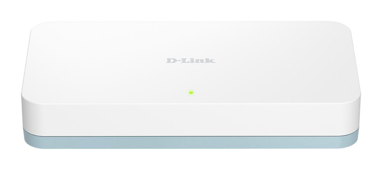 Суич D-Link DGS-1008D/E, 8 портов, 10/100/1000, Gigabit, Desktop