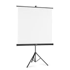 Screen on stand 125x125 cm, 2-in-1, mobile set, 21575