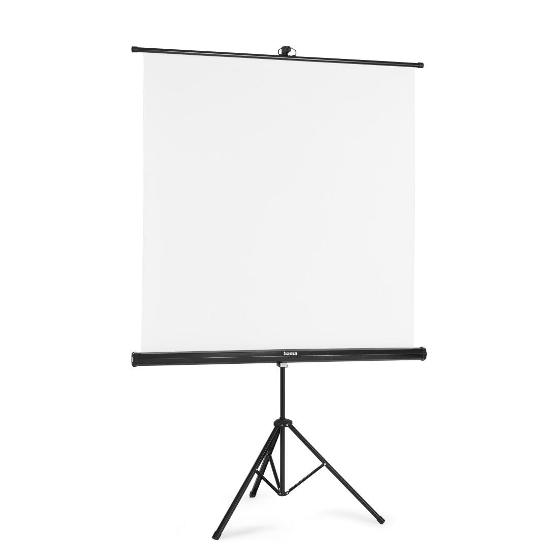 Екран на стойка 125x125 cm, 2 в 1, мобилен комплект, 21575