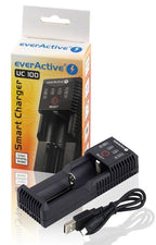 Li-Ion/Ni-MH Battery Charger 3.7V/1.2V Universal 1 Bay USB micro UC-100 EverActive