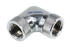 Alphacool HF L-connector 90°, G1/4 - G1/4, Female, Silver