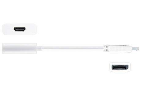 Адаптер j5create JDA154, DisplayPort мъжко - HDMI женско, 90 мм