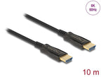 Delock Fiber Optic Cable, HDMI 8K, 60 Hz, 10 m