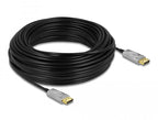 Delock Fiber Optic Cable, Active, DisplayPort 1.4, 8K, 30 m