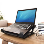 Laptop cooler ACT, Up to 17", With one fan, 2 x USB hub, Black