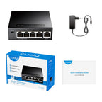 Cudy GS105 Switch, 5 Port, 10/100/1000, Auto-MDI/MDIX
