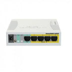 MikroTik RB260GSP Switch, 5-port 10/100/1000+1xSFP, PoE