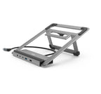Hama "Connect2Office Stand" USB-C Docking Station, Laptop Stand, 12 Ports